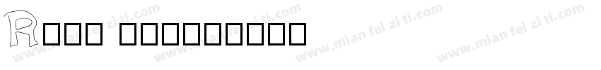 Roie otf字体转换